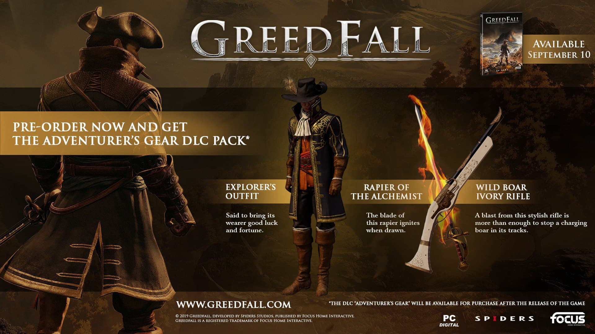GreedFall Gold Edition EU XBOX One CD Key - Image 2