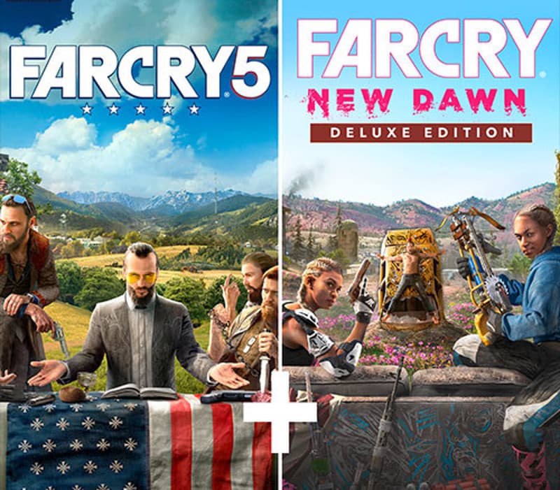 Far Cry 5 + Far Cry New Dawn Deluxe Edition Bundle EU PC Ubisoft Connect CD Key